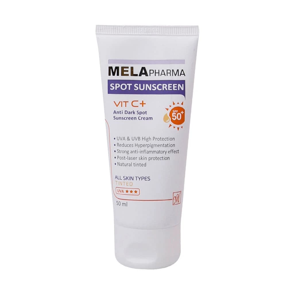 کرم ضد آفتاب ضد لک رنگی SPF ۵۰ ملافارما مای فارما ۵۰ میلی لیتر — تصویر ۲