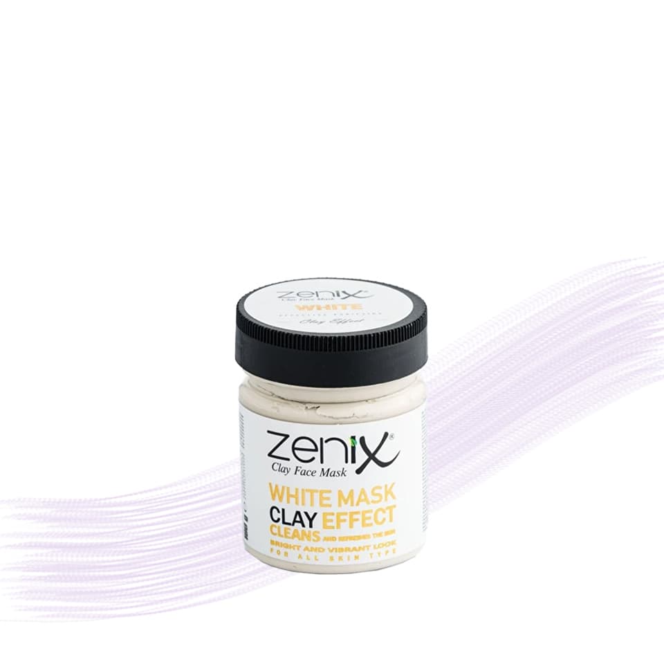 ماسک اسکراب ضد جوش و کلاژن زنیکس Zenix رایحه کل سفید 190 گرم — تصویر ۲