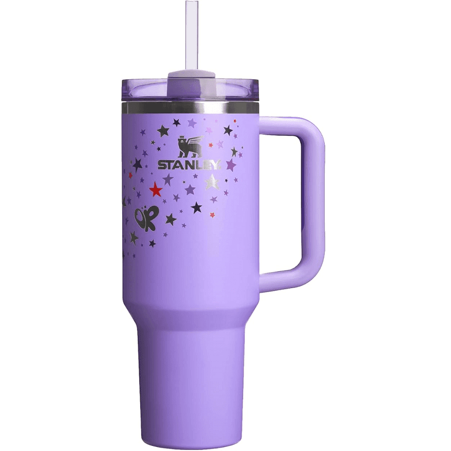 ماگ استنلی دوجداره و نی دار 1.18 لیتر مدل Olivia Rodrigo / Stanley x Olivia Rodrigo Flowstate Quencher 40oz Tumbler