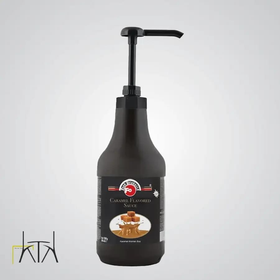 سس کافه‌بار کارامل فو 2.5 کیلویی FO Caramel Sauce