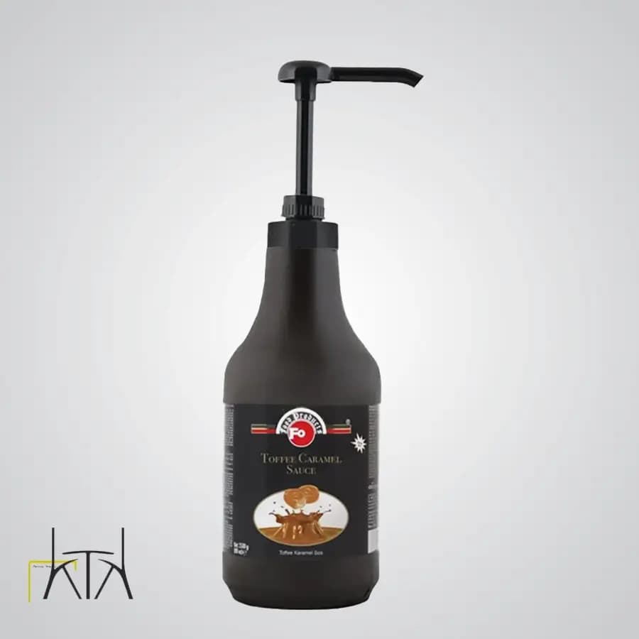 سس کافهبار تافی کارامل فو 2.5 کیلویی FO Toffee Caramel Sauce — تصویر ۲