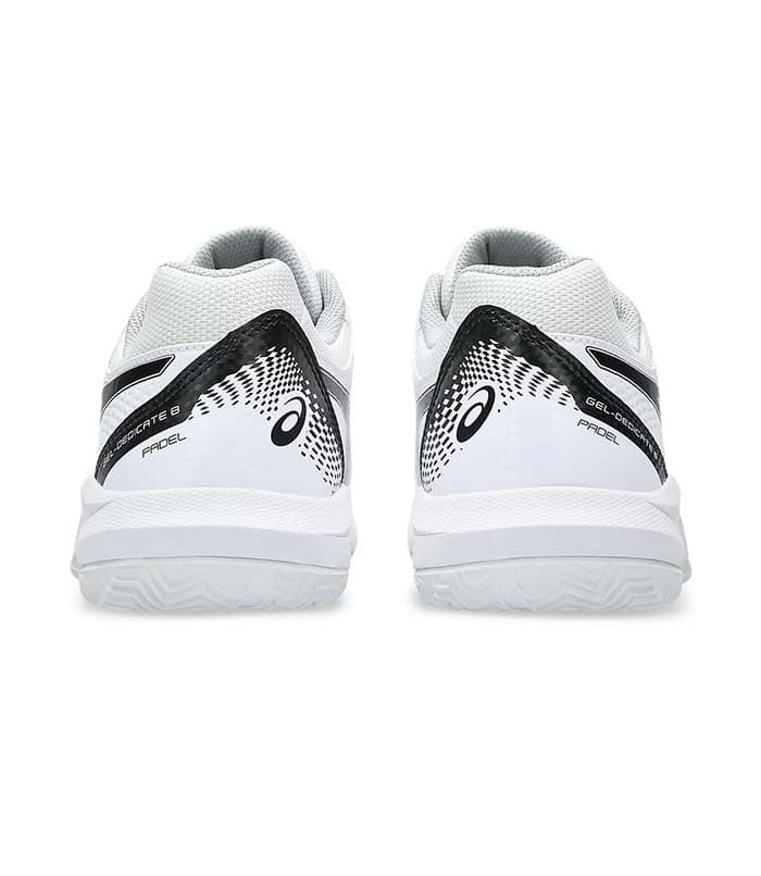 کفش پدل مردانه اسیکس Gel Dedicate 8 Padel White/Black — تصویر ۳