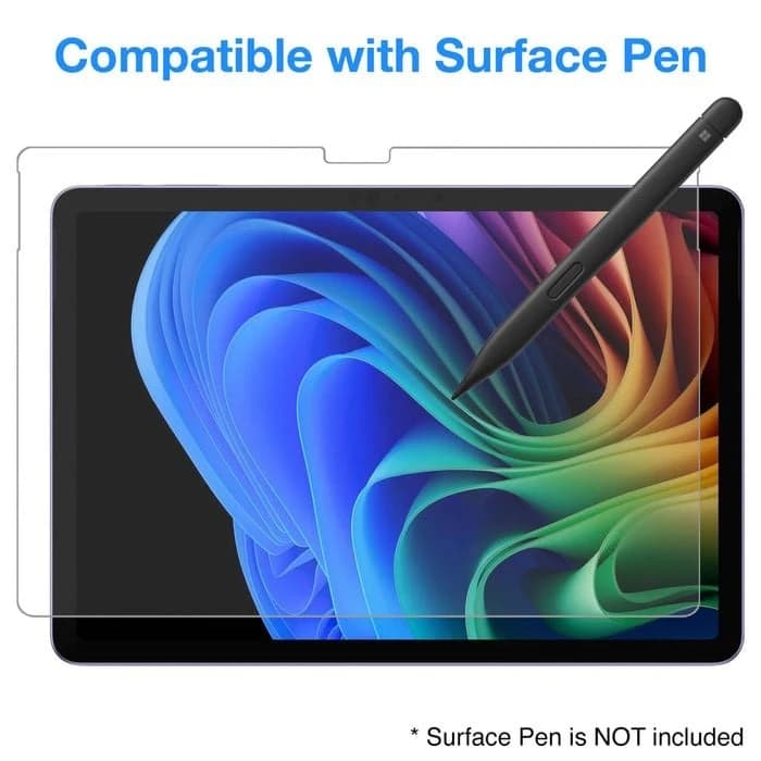 محافظ صفحه نمایش شیشه ای مناسب برای تبلت مایکروسافت Surface Pro 12 — تصویر ۸