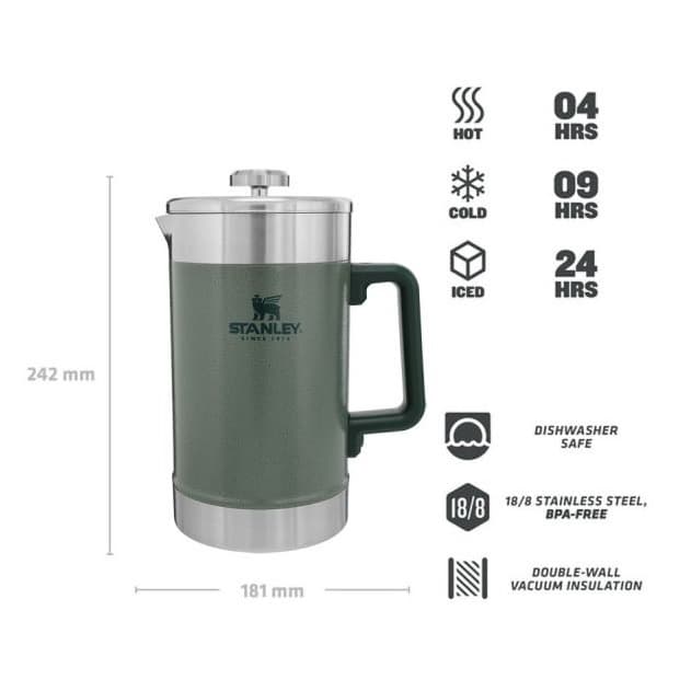 فرنچ پرس دوجداره استنلی 1.4 لیتر — تصویر ۶
