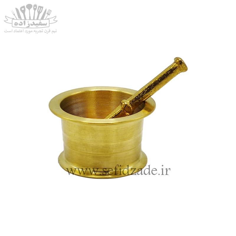هاون برنجی سنتی 7.5 سانتی