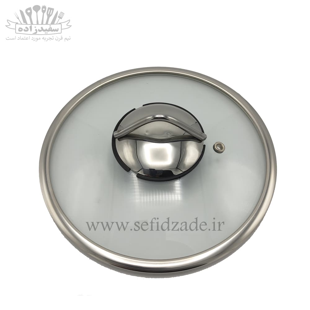 تابه تکدسته دربدار استیل ام جی اس (MGS) سایز 24 — تصویر ۱۰