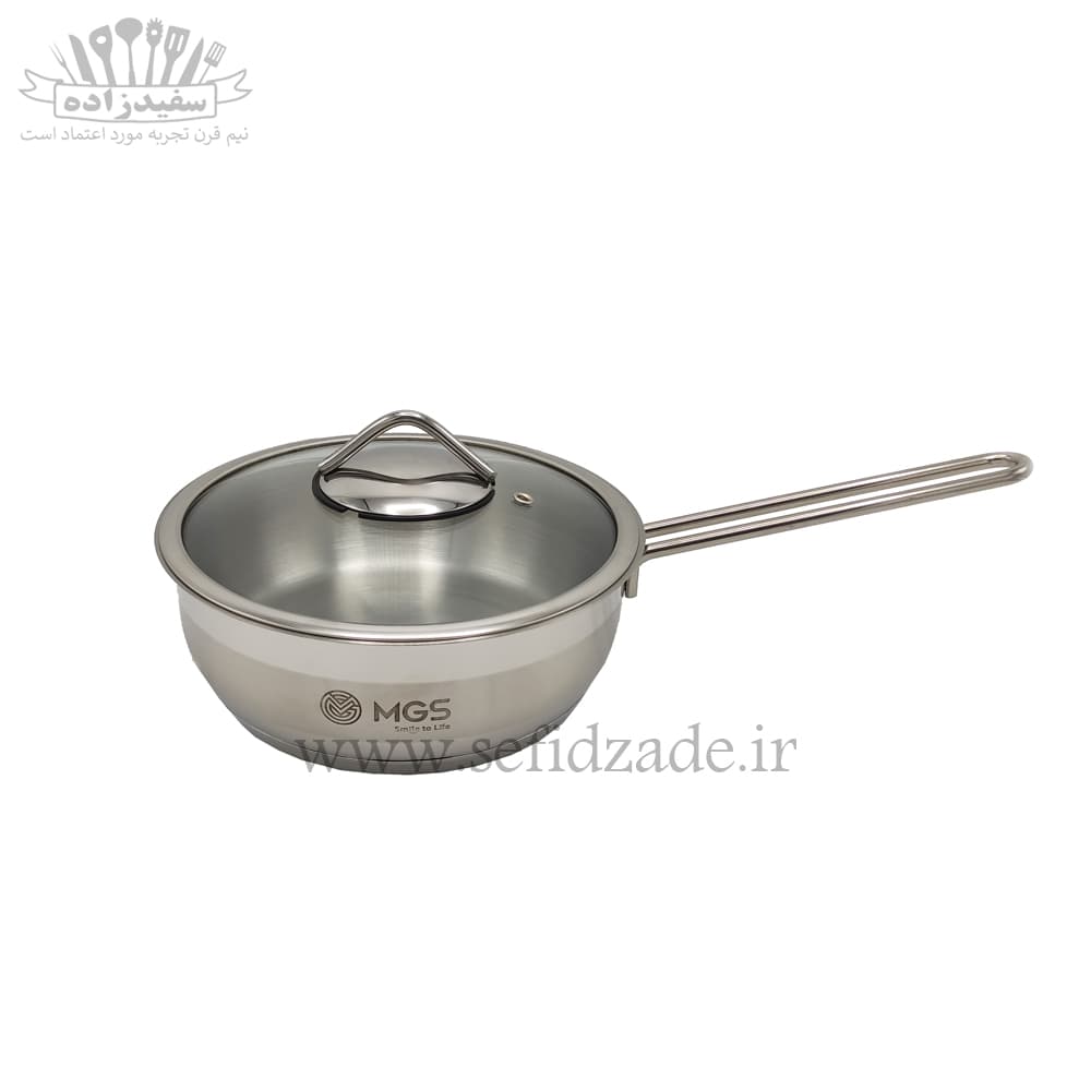 تابه تکدسته دربدار استیل ام جی اس (MGS) سایز 24