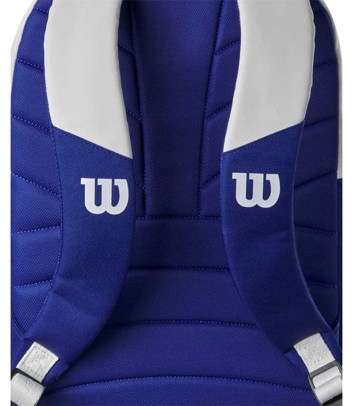 کوله تنیس ویلسون US Open Tour Backpack White/Navy — تصویر ۷