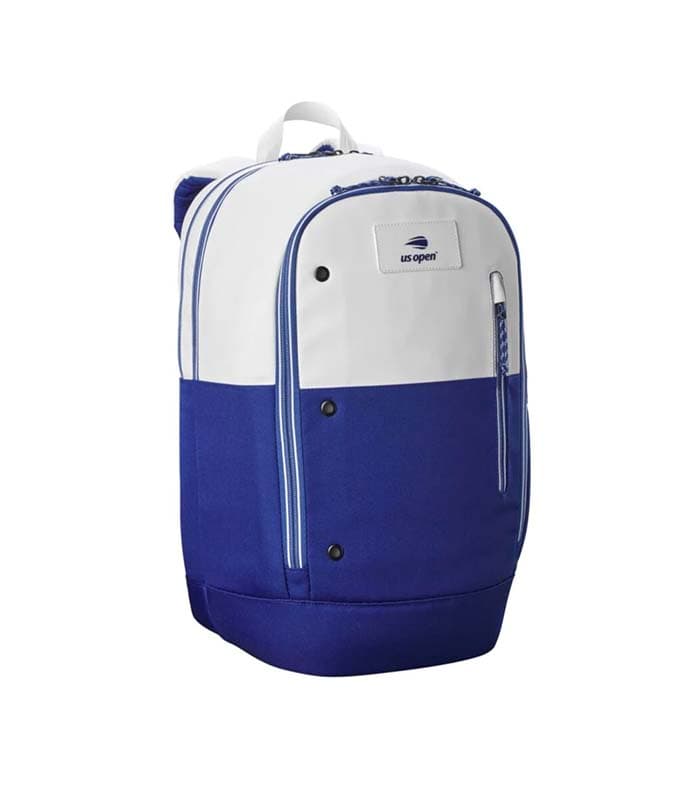 کوله تنیس ویلسون US Open Tour Backpack White/Navy — تصویر ۶