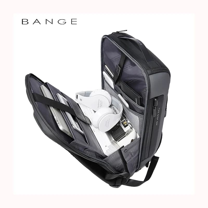 کوله پشتی ضد آب و ضد سرقت بنج BANGE BG-7216 plus 15.6 Inch — تصویر ۱۰