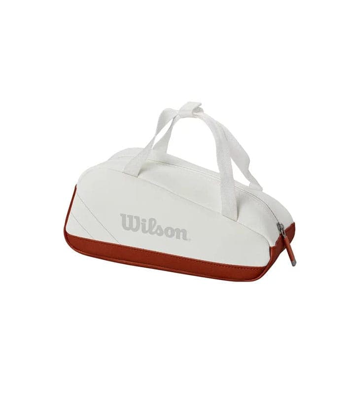 کیف دستی کوچک ویلسون Roland Garros Mini Tour Bag Cream/Clay — تصویر ۶