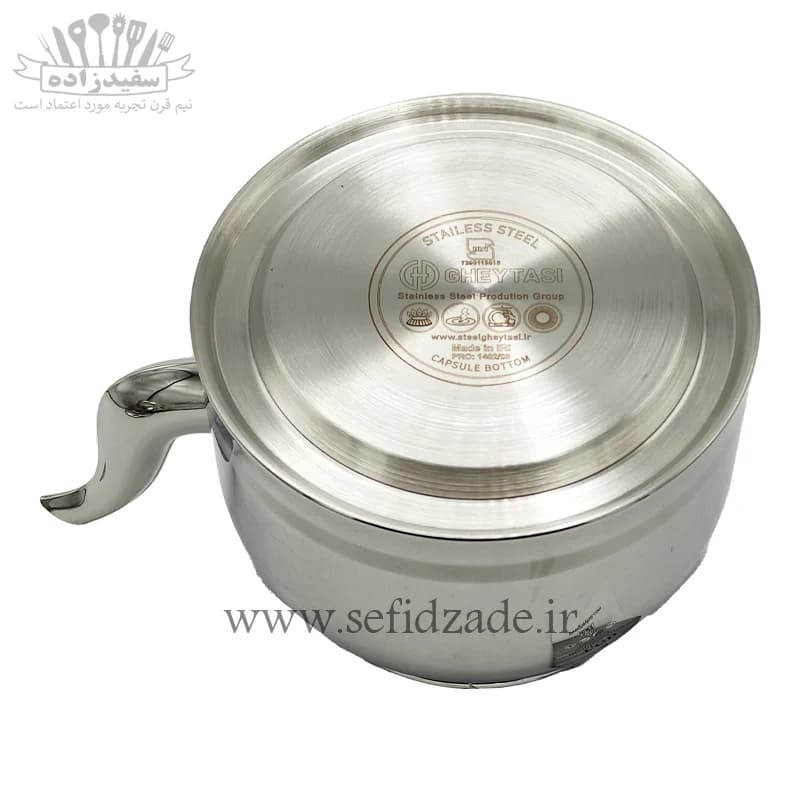 کتری لوله دار کف چدن قیطاسی کارن 3 لیتری دسته طرح چوب 30705 — تصویر ۱۰