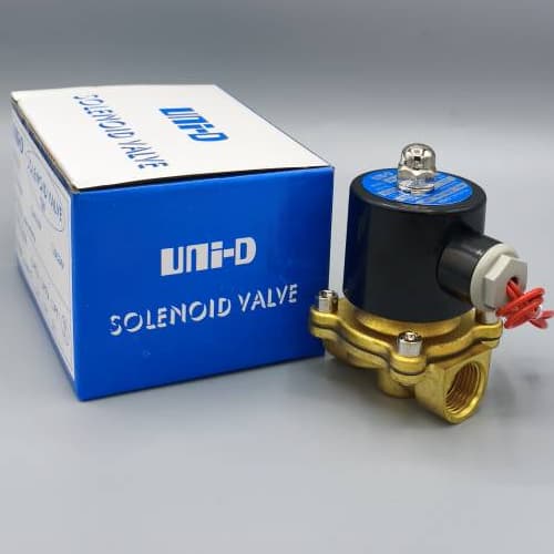 شیر برقی یونیدی UNi-D برنجی آب مدل UW-15سایز 1/2 اینچ — تصویر ۵