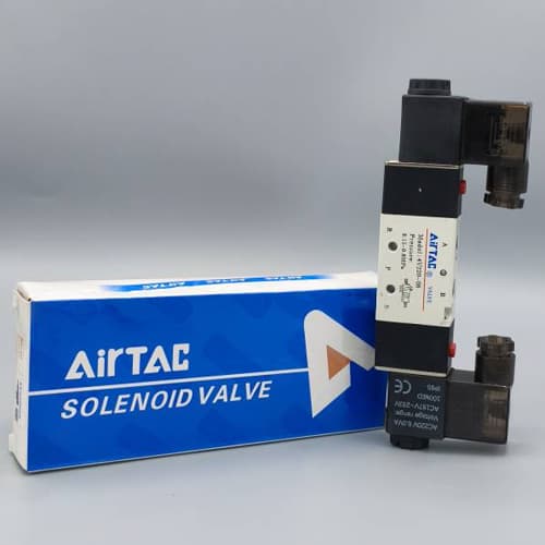 شیربرقی پنوماتیک ایرتک دوبل 4v220-08 — تصویر ۵