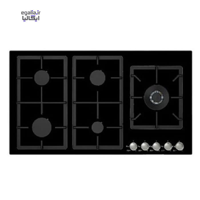 اجاق گاز میکس مدل Right Sq 90-5G-Black — تصویر ۳