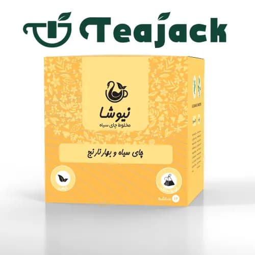 دمنوش چای سیاه و بهار نارنج نیوشا — تصویر ۲