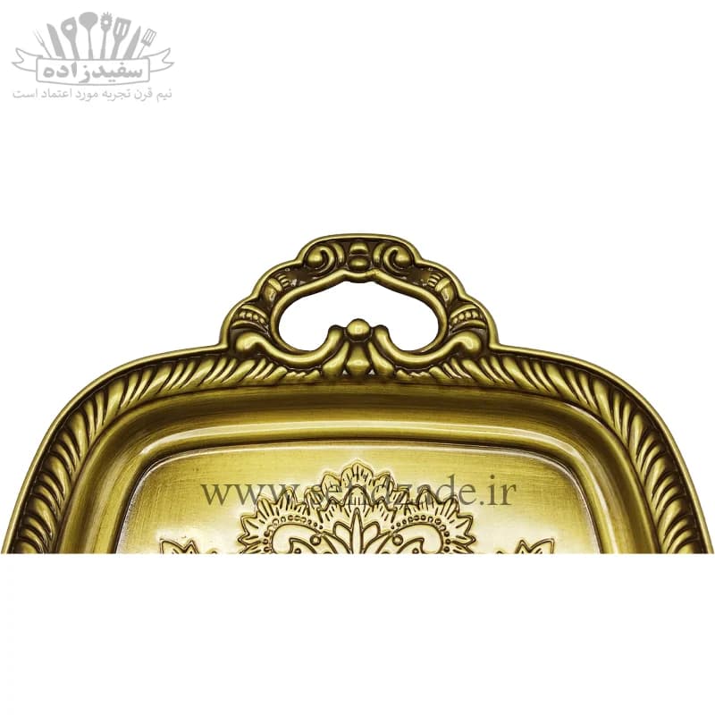 سینی پذیرایی مستطیل سلینا مدل ونوس آنتیک کد 3123 — تصویر ۲