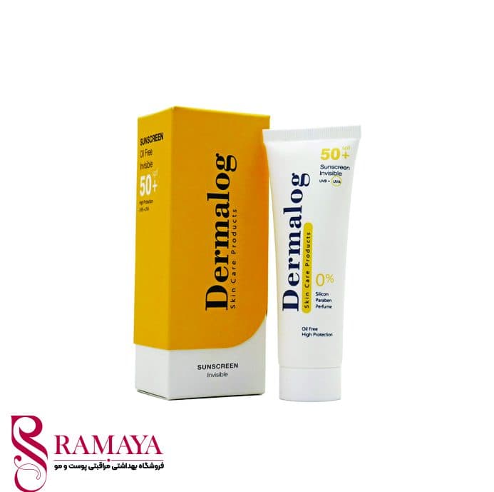 کرم ضد آفتاب SPF50 پوست مختلط تا چرب بی رنگ درمالوگ — تصویر ۲