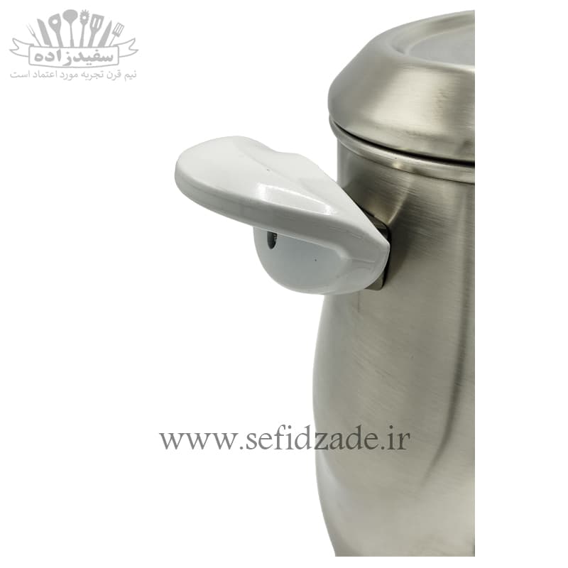کتری و قوری استیل دستی لوکس 309 کف ساده 5 لیتری — تصویر ۱۲