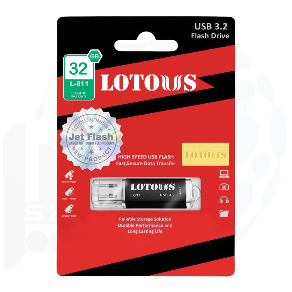 فلش مموری 32 گیگابایت USB3.2 لوتوس مدل L811 — تصویر ۵
