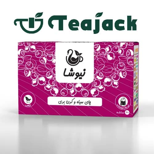 دمنوش چای سیاه و کرن بری نیوشا