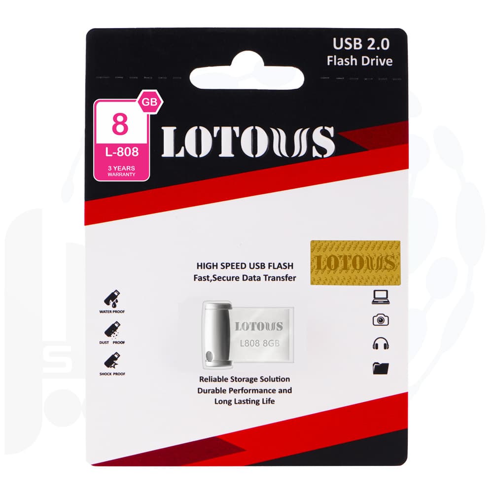 فلش مموری 8 گیگابایت لوتوس مدل L808 — تصویر ۴