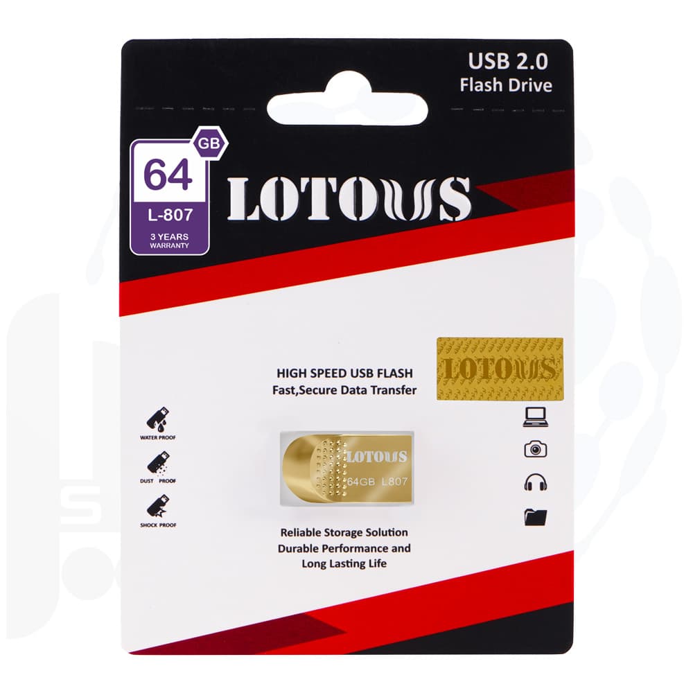 فلش مموری 64 گیگابایت لوتوس مدل L807 — تصویر ۲