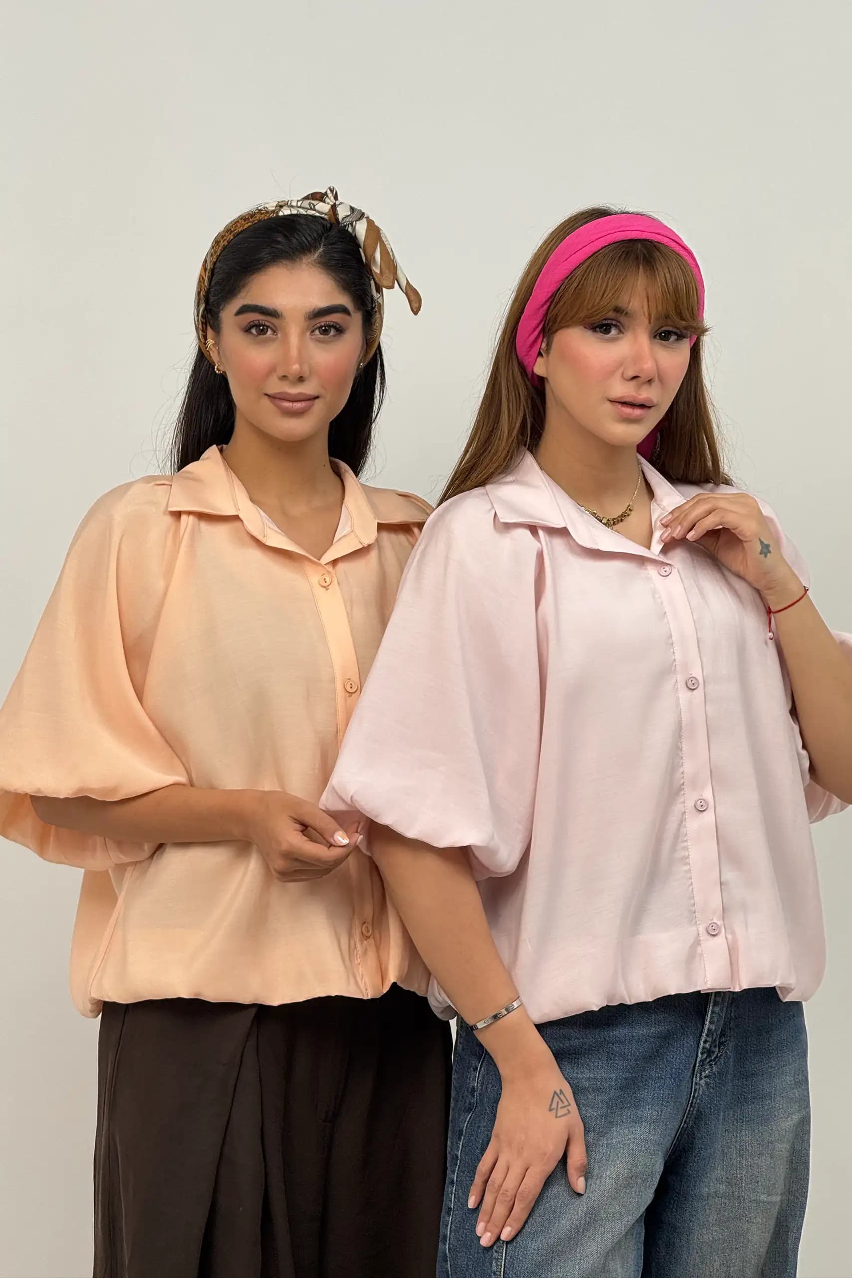 شومیز مودال جلو پیله دار