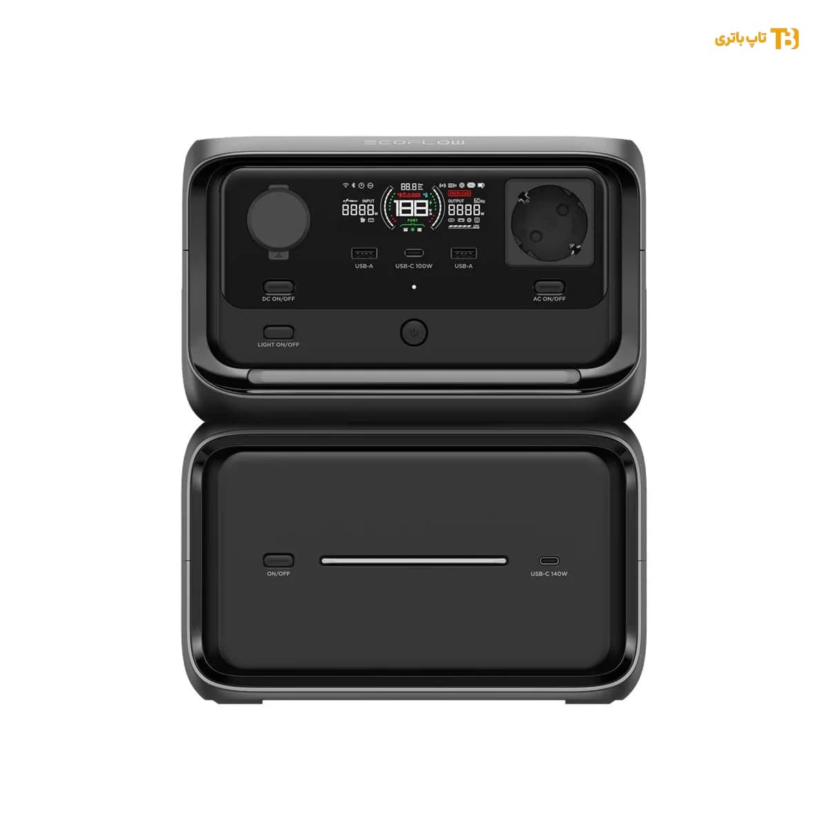 پاور استیشن قابل حمل 600 وات اکوفلو مدل RIVER 3 MAX PLUS ظرفیت 268125 میلی آمپر ساعت — تصویر ۵