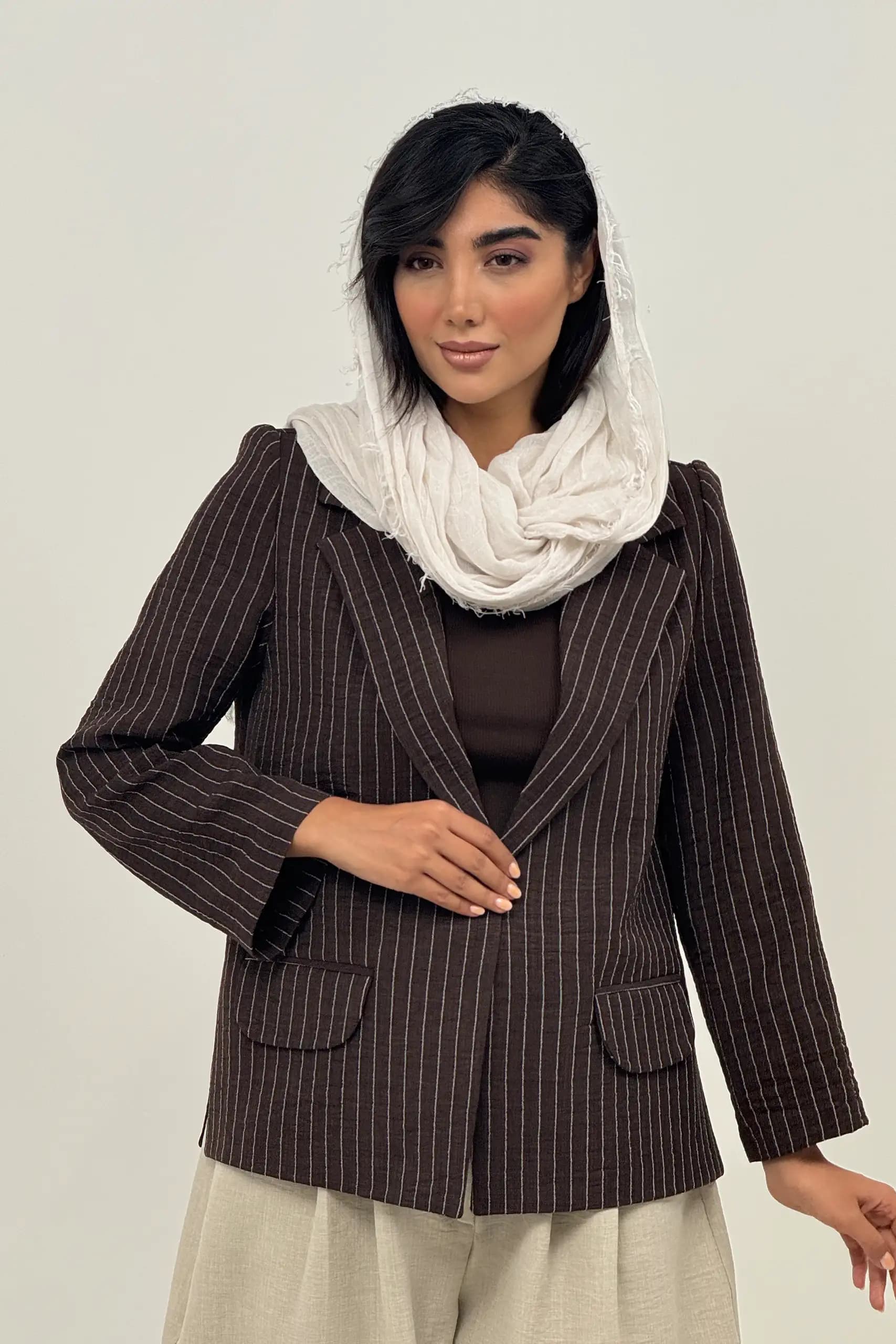 کت زنانه دیپلمات 2 جیب — تصویر ۶
