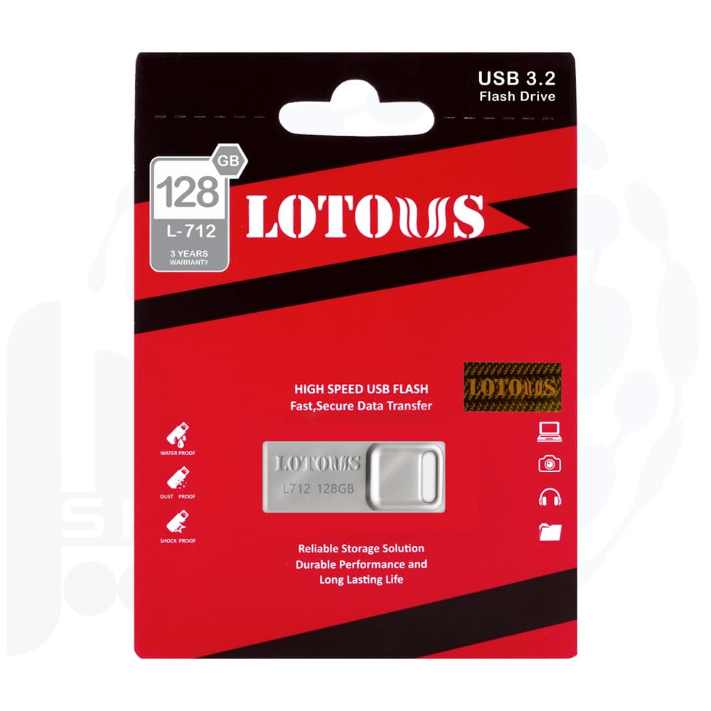 فلش مموری 128 گیگابایت USB3.2 لوتوس مدل L712 — تصویر ۲