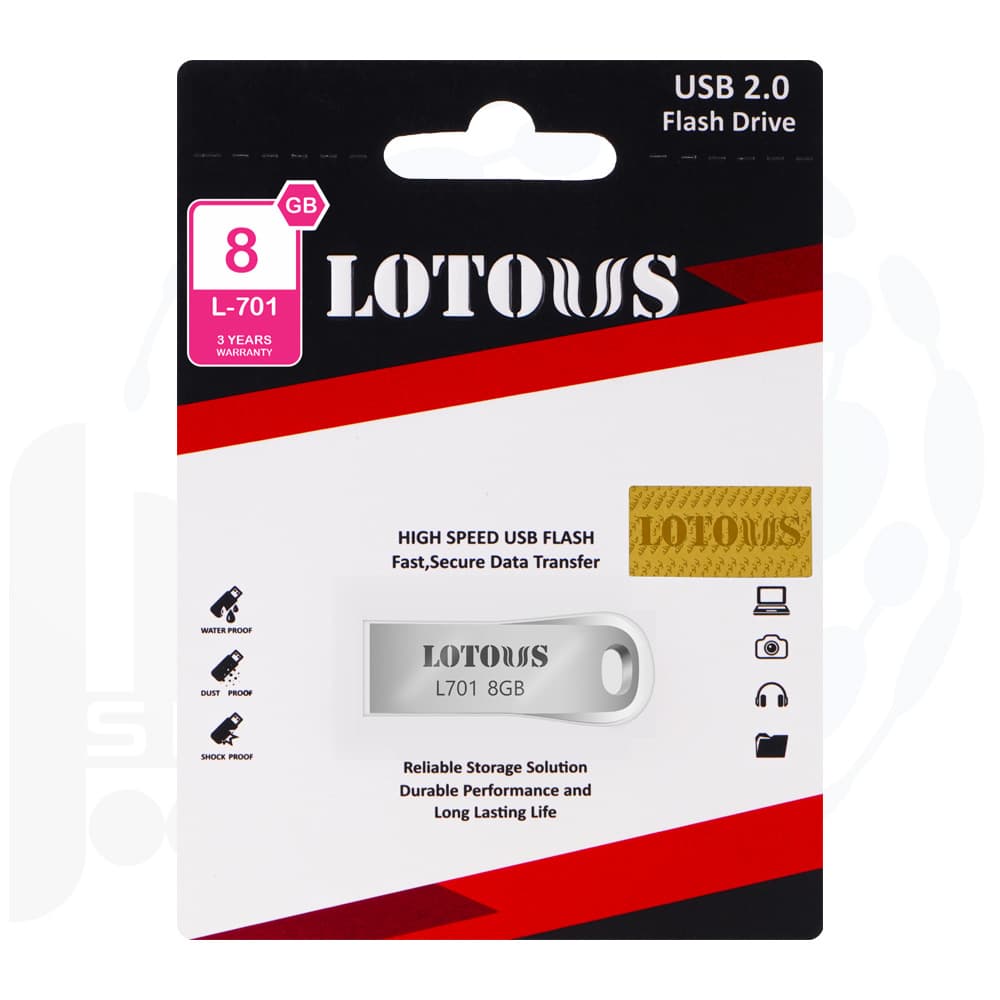 فلش مموری 8 گیگابایت لوتوس مدل L701 — تصویر ۴