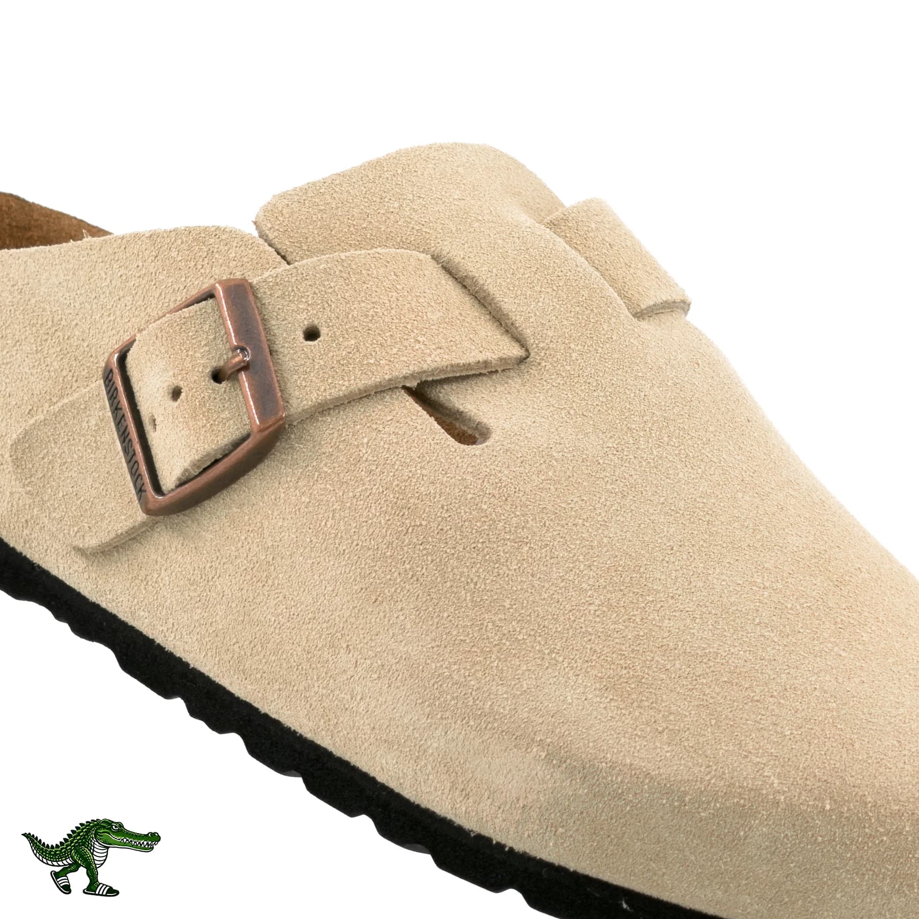 بیرکن استاک بوستون خاکی زنانه | Birkenstock Boston — تصویر ۶