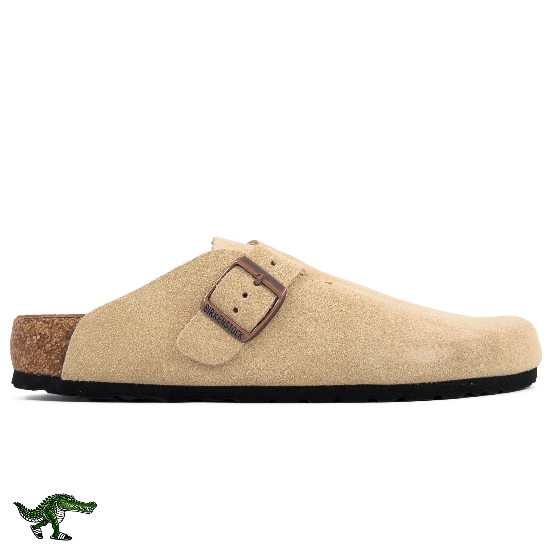 بیرکن استاک بوستون خاکی زنانه | Birkenstock Boston