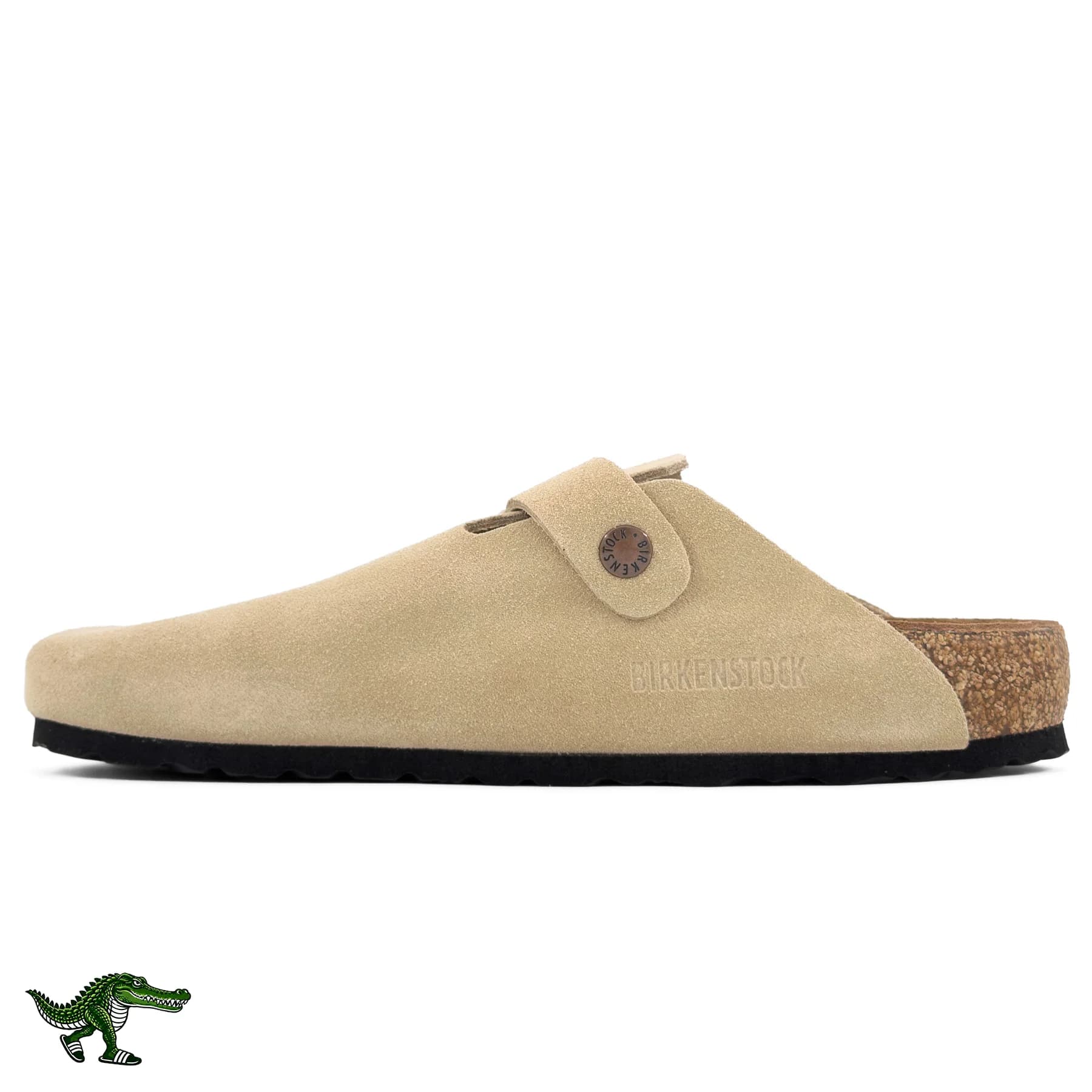 بیرکن استاک بوستون خاکی زنانه | Birkenstock Boston — تصویر ۴