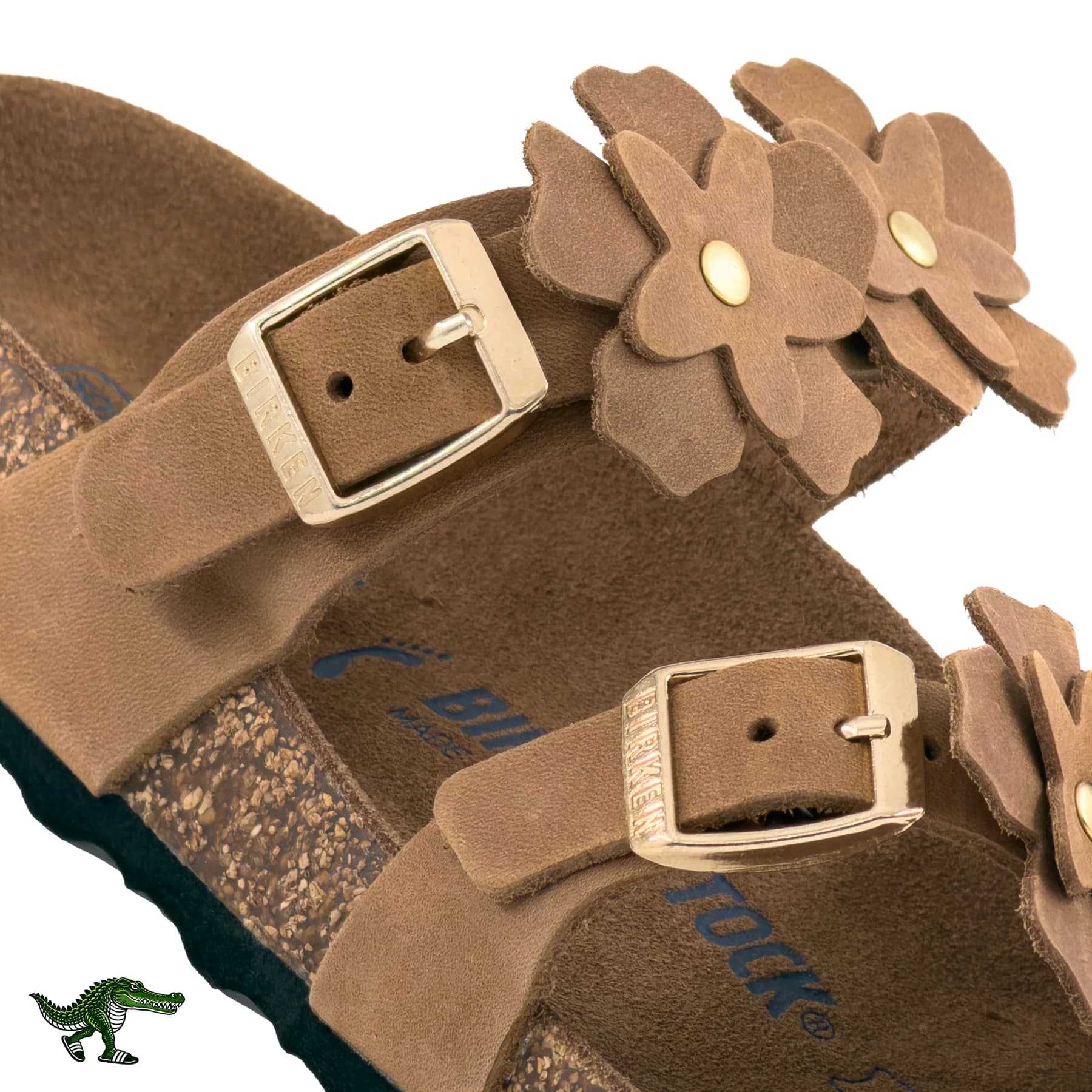 بیرکن استاک مایاری گلدار عسلی زنانه | Birkenstock Mayari — تصویر ۱۱