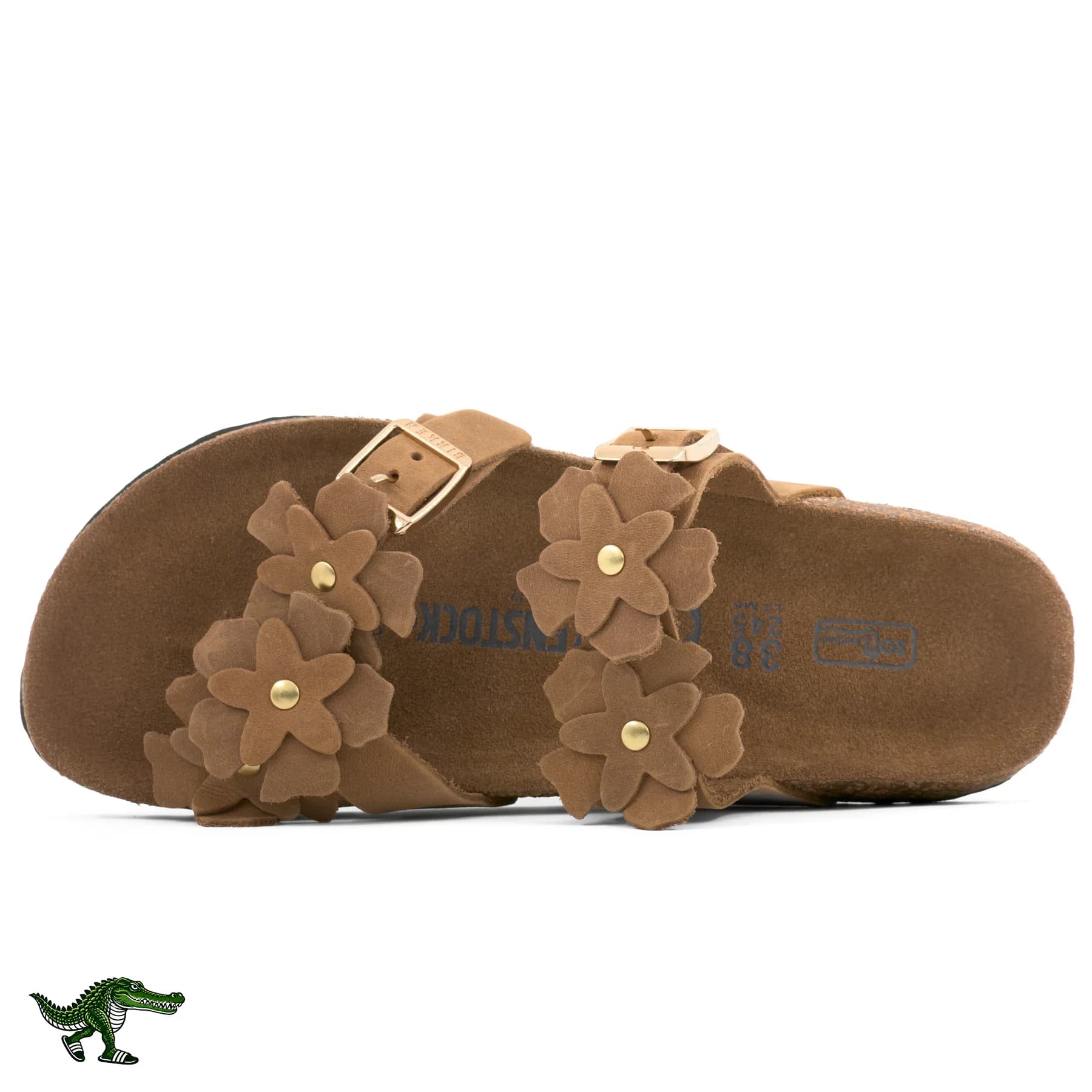 بیرکن استاک مایاری گلدار عسلی زنانه | Birkenstock Mayari — تصویر ۲