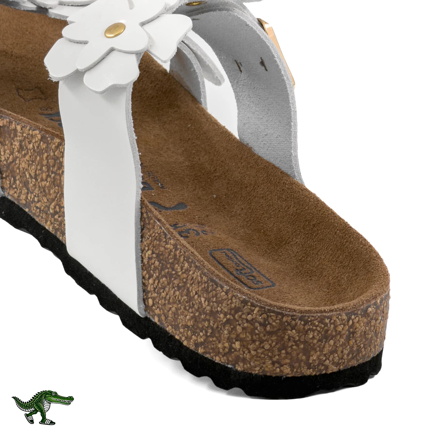 بیرکن استاک مایاری گلدار سفید زنانه | Birkenstock Mayari — تصویر ۹