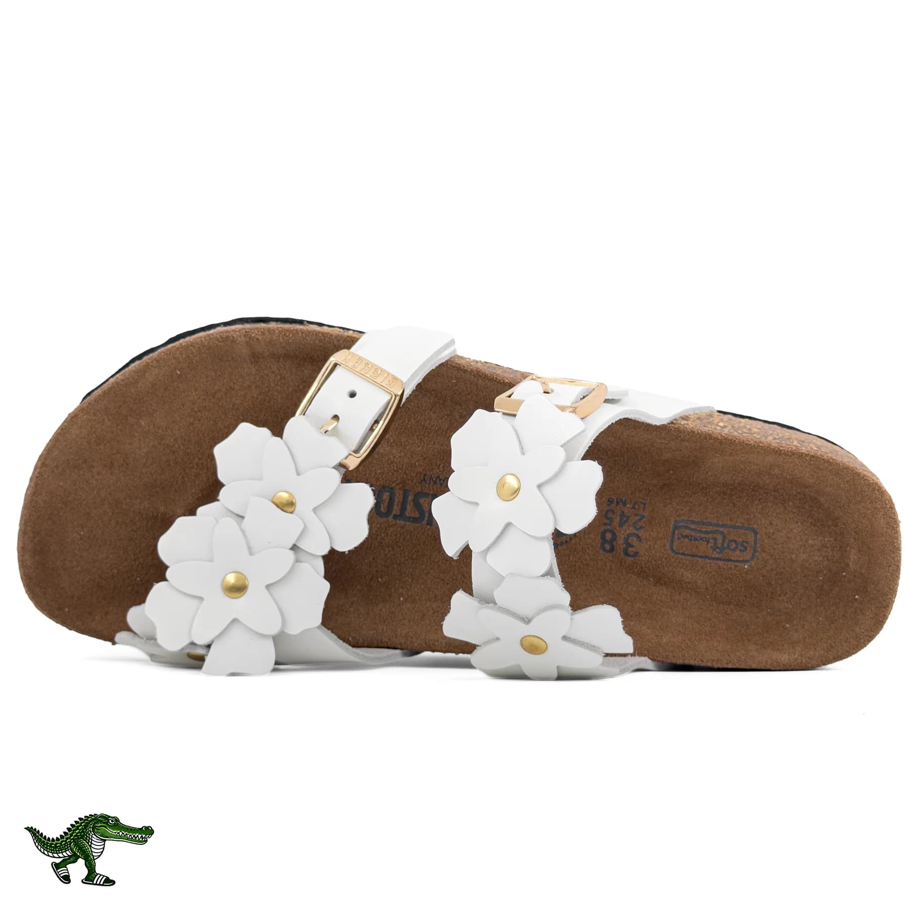 بیرکن استاک مایاری گلدار سفید زنانه | Birkenstock Mayari — تصویر ۸