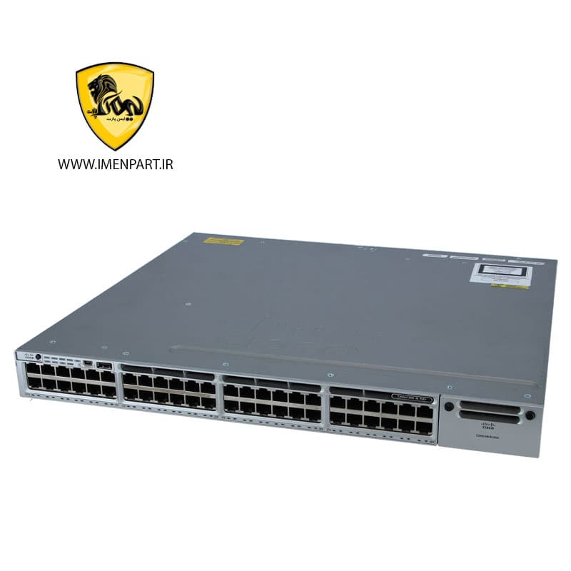 سوئیچ سیسکو مدل WS-C3850-48P-S استوک — تصویر ۲