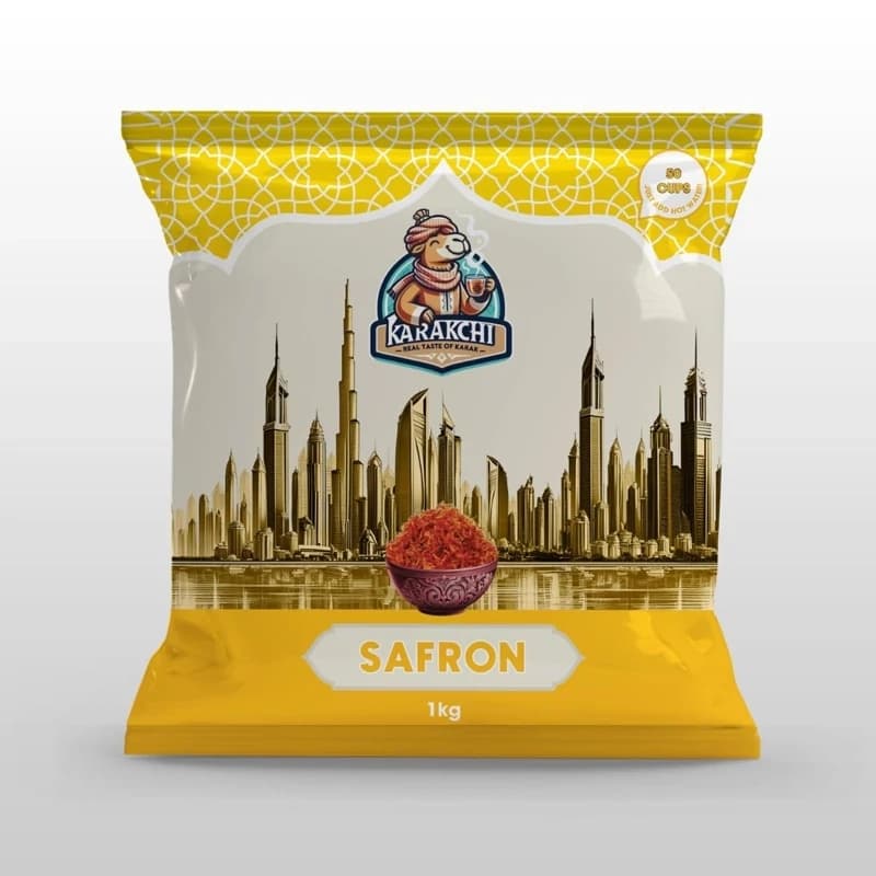 چای کرک با طعم زعفران کرکچی