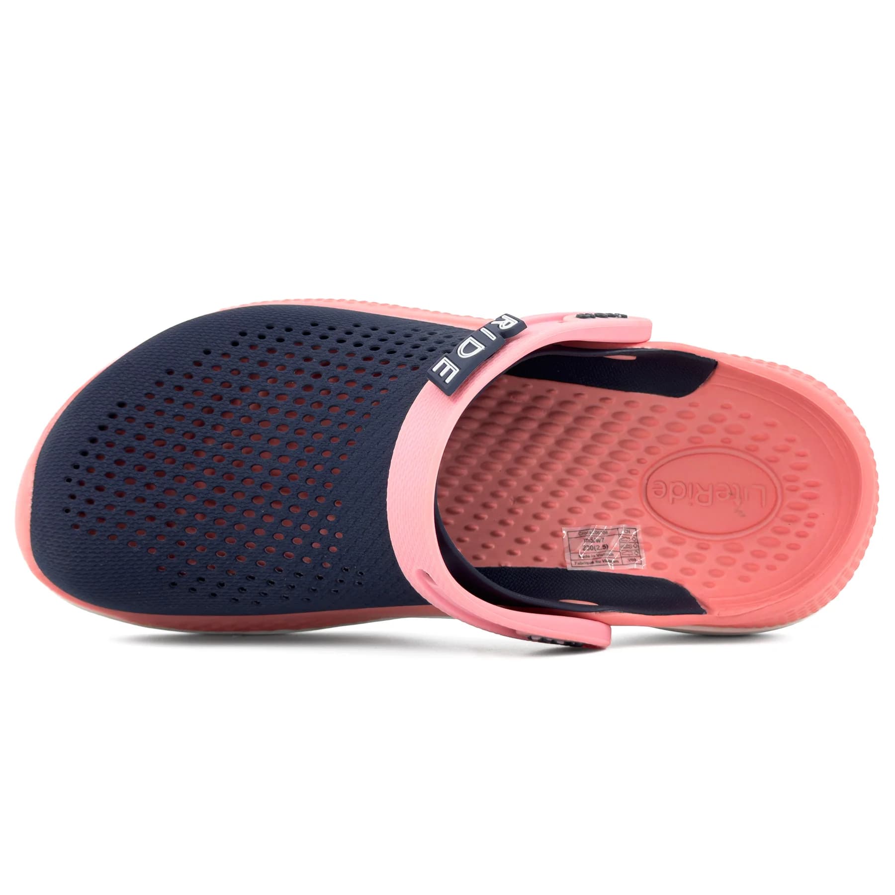 کراکس لایت 360 سرمه‌ای صورتی زنانه کادر درمان | Crocs LiteRide 360 — تصویر ۹
