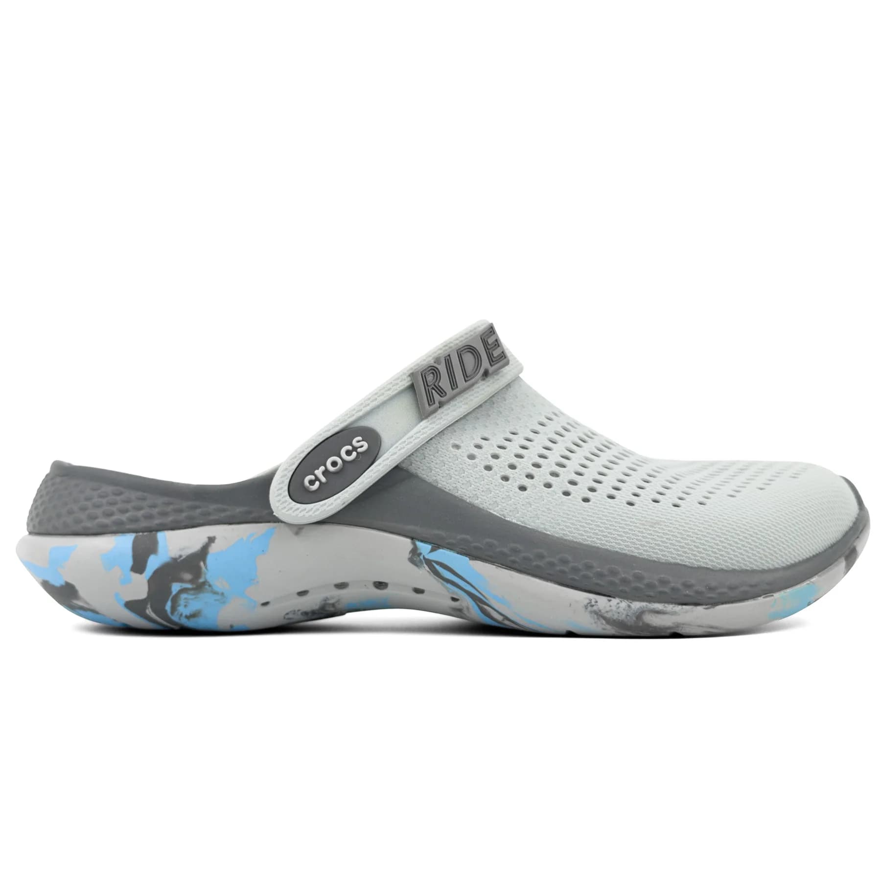 کراکس لایت 360 طوسی آبی آبرنگی زنانه و مردانه | Crocs LiteRide 360 — تصویر ۷