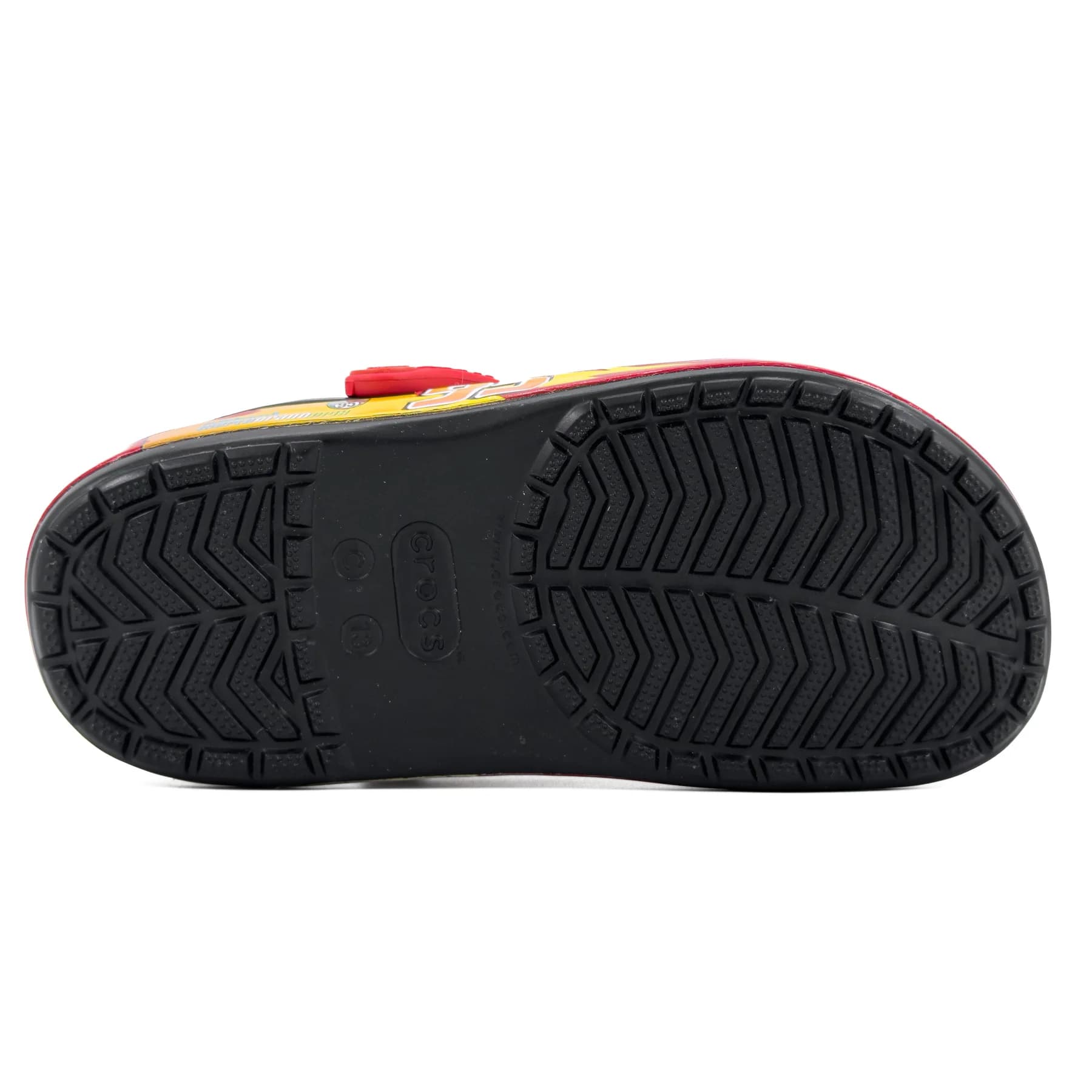 کراکس بچگانه مک‌کوئین مشکی قرمز اورجینال | Crocs — تصویر ۲