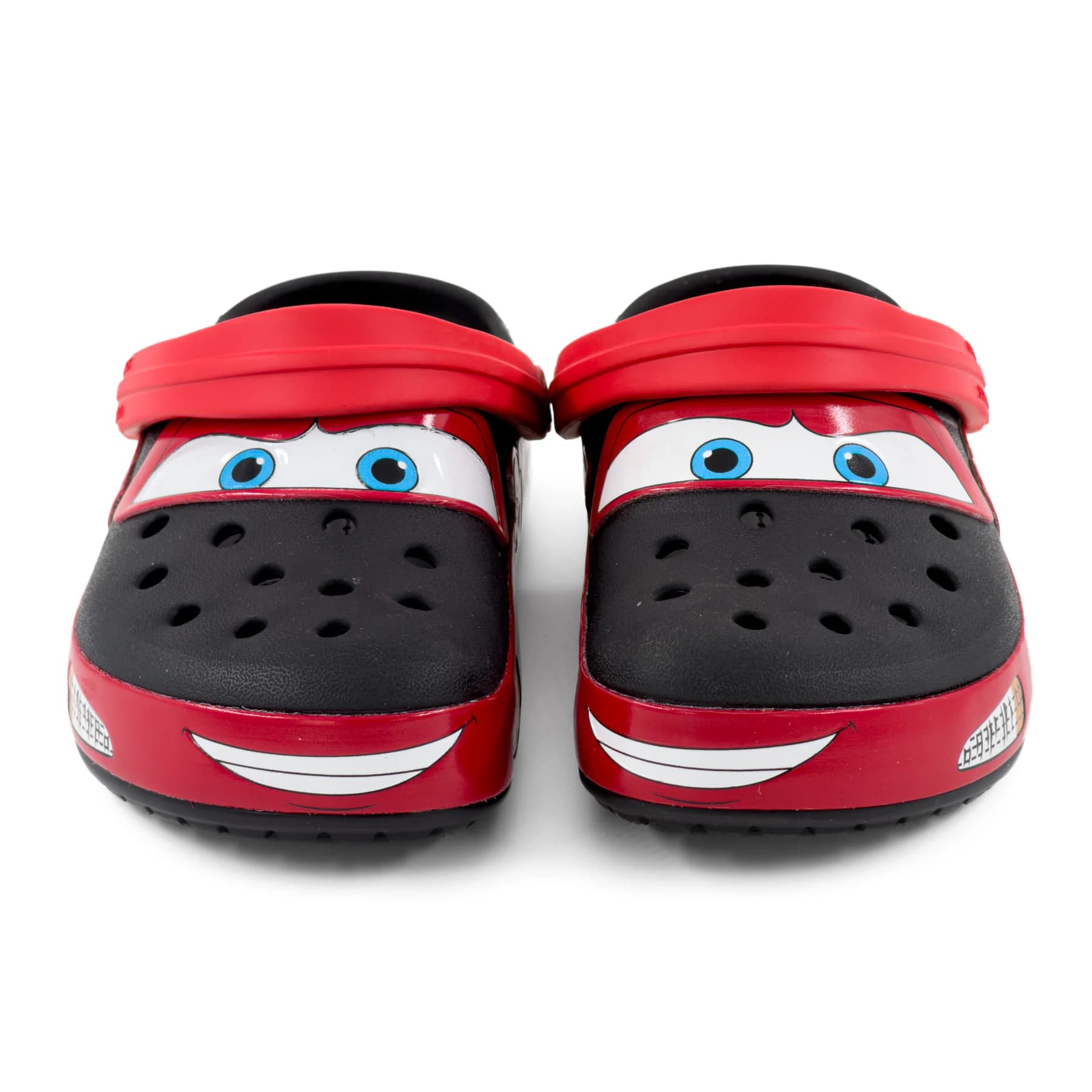 کراکس بچگانه مک‌کوئین مشکی قرمز اورجینال | Crocs — تصویر ۵