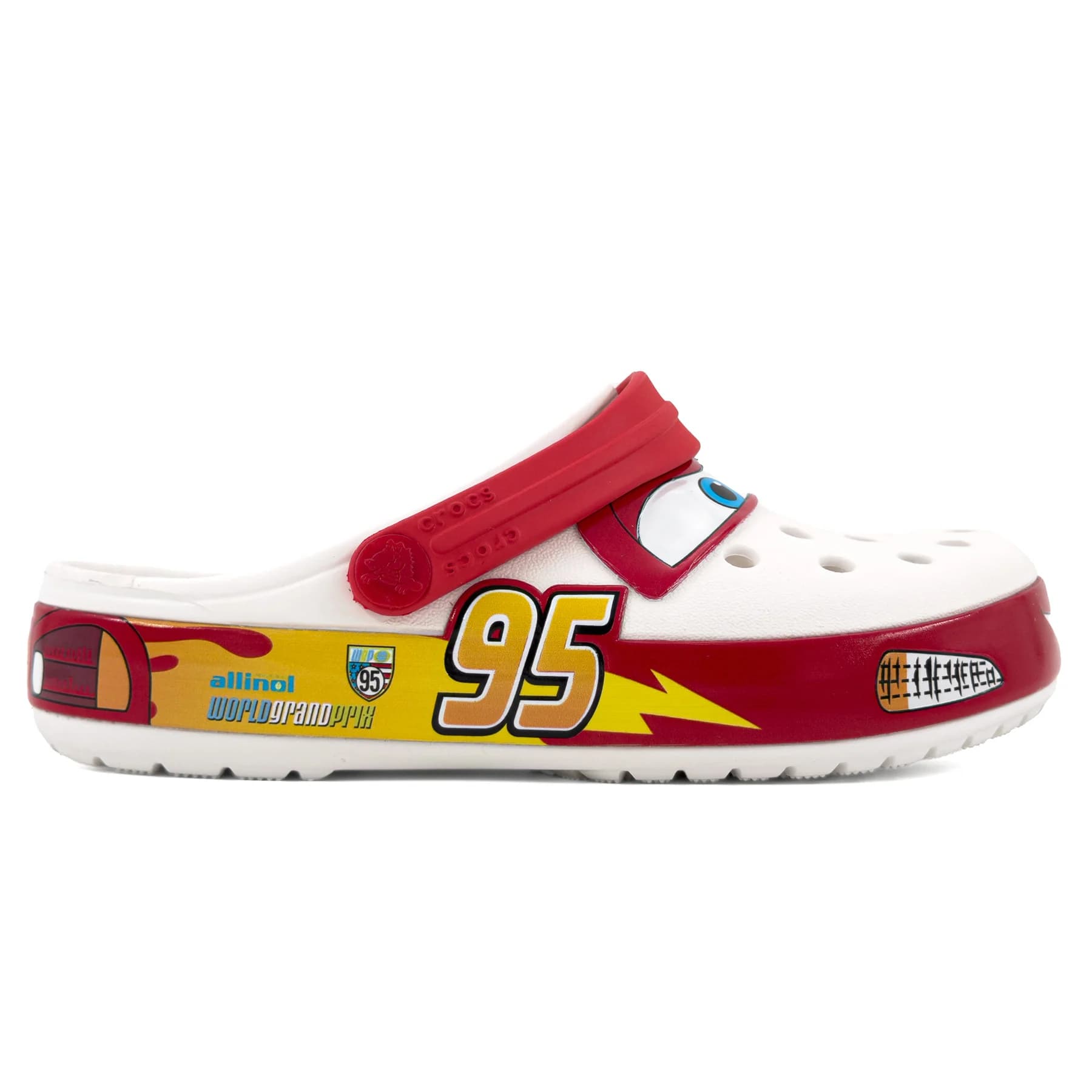 کراکس بچگانه مک‌کوئین سفید قرمز | Crocs Kids McQueen