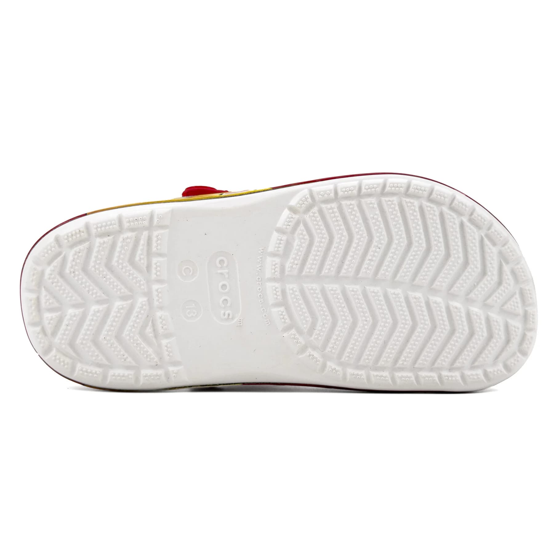 کراکس بچگانه مک‌کوئین سفید قرمز | Crocs Kids McQueen — تصویر ۶