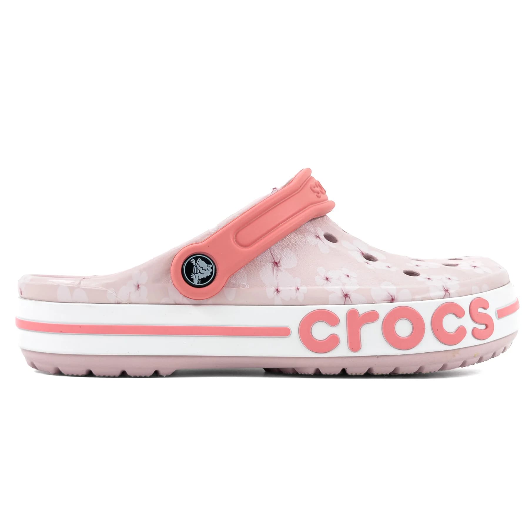 کراکس بایا بند زنانه صورتی گلدار | Crocs Bayaband — تصویر ۷
