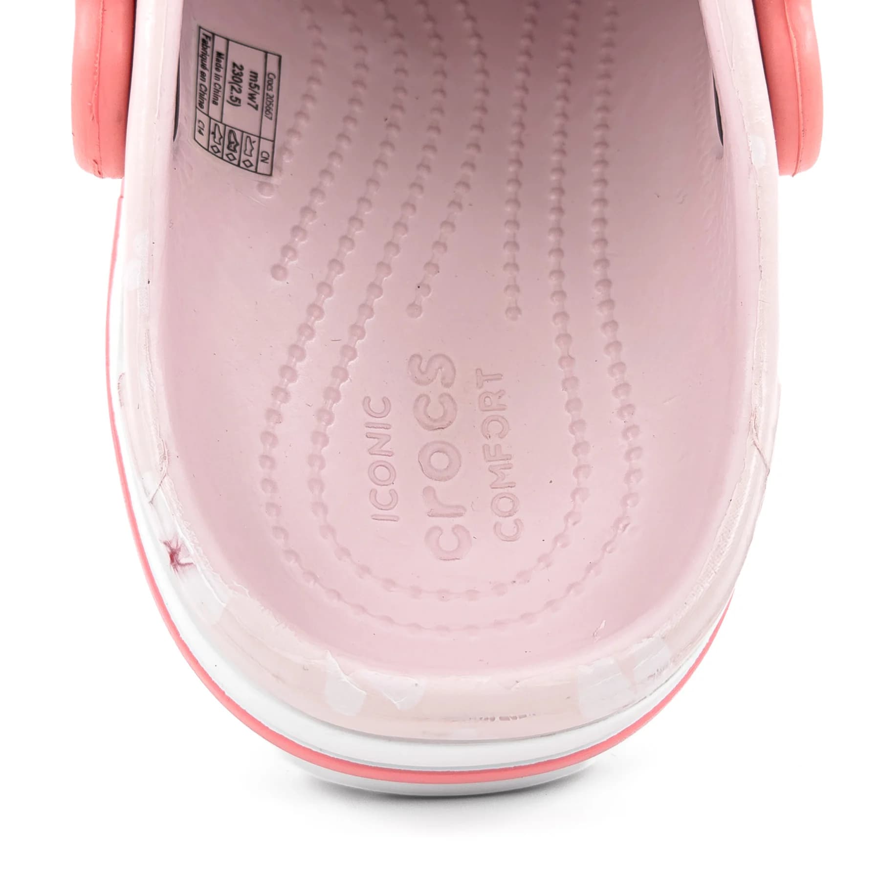 کراکس بایا بند زنانه صورتی گلدار | Crocs Bayaband — تصویر ۱۰