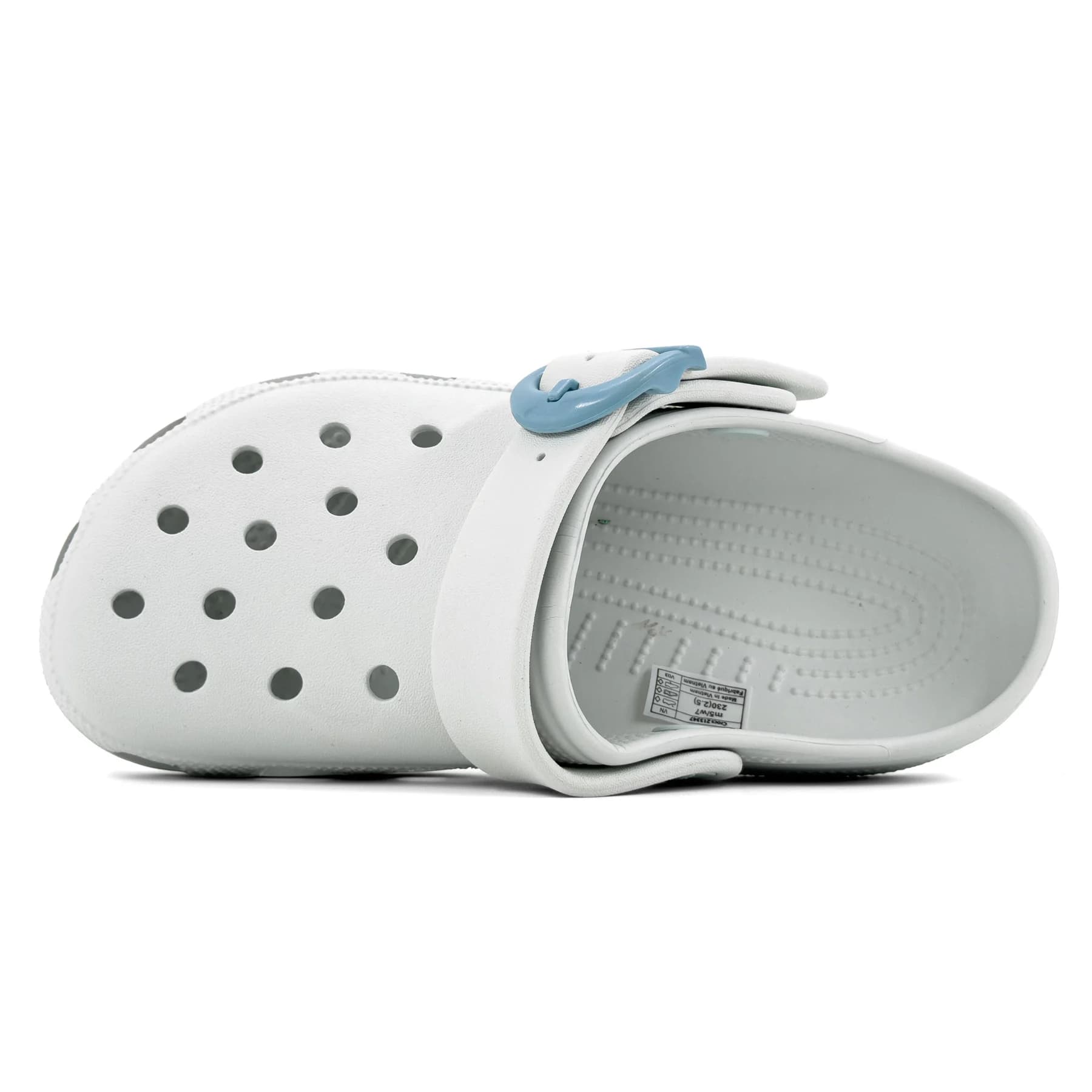 کراکس باکل سفید آبی زنانه | Crocs Buckle Clog — تصویر ۸